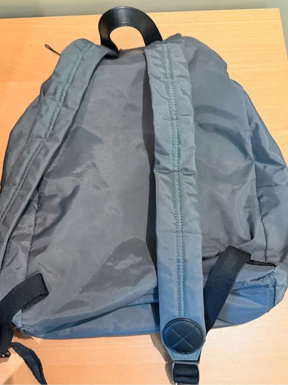 Marc Jacobs Charcoal Nylon Backpack with Dual Zip Pockets